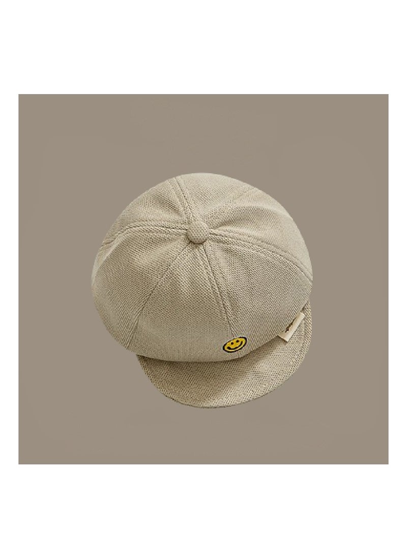 KUYING Beige Series Duckbill Cap Children's Cute Hat 