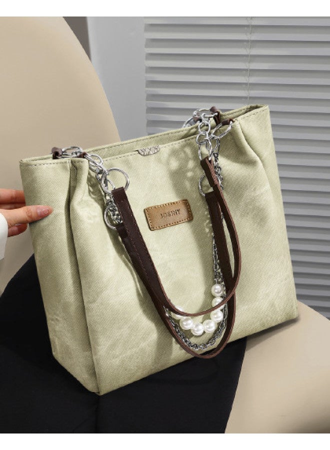 Josiny Elegant And Versatile Large Capacity Shoulder Bag For Work Commute, Fashionable Retro Tote Bag - Image 1