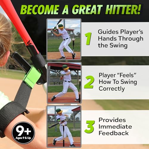 SWINGRAIL Baseball/Softball Swing Trainer Aid (2-Pack) Equipment for Batting and Hitting - Image 2