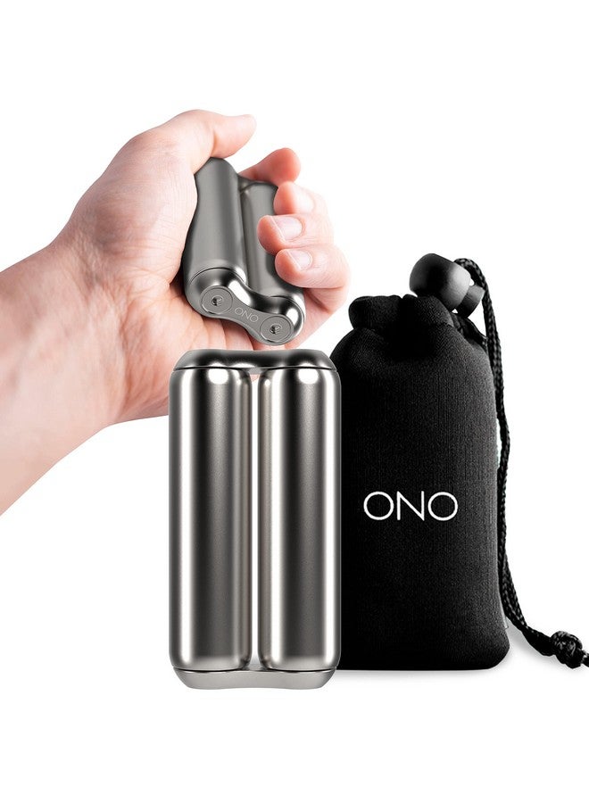 ONO Roller - Handheld Fidget Toy for Adults | Help Relieve Stress, Anxiety, Tension | Promotes Focus, Clarity | Compact, Portable Design (Full Size/Stainless Steel, Steel) - Image 1