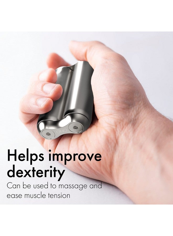 ONO Roller - Handheld Fidget Toy for Adults | Help Relieve Stress, Anxiety, Tension | Promotes Focus, Clarity | Compact, Portable Design (Full Size/Stainless Steel, Steel) - Image 5