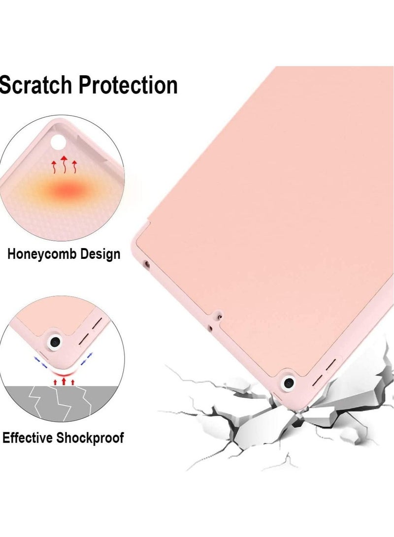 Case Compatible with iPad 9th Generation 2021/8th Generation 2020/7th Generation 2019, Soft TPU Cover Trifold Stand for iPad 10.2 Inch with Pencil Holder, Auto Wake/Sleep - Image 3