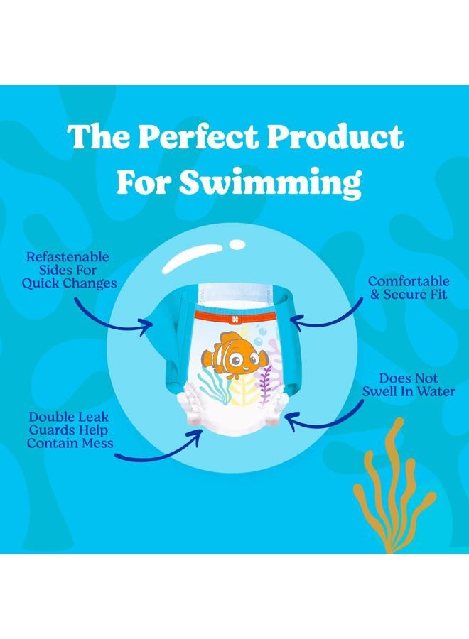 Huggies Little Swimmers Disposable Swim Diapers, Size 3 (16-26 lbs), 40 Ct (2 packs of 20), Packaging May Vary - Image 3