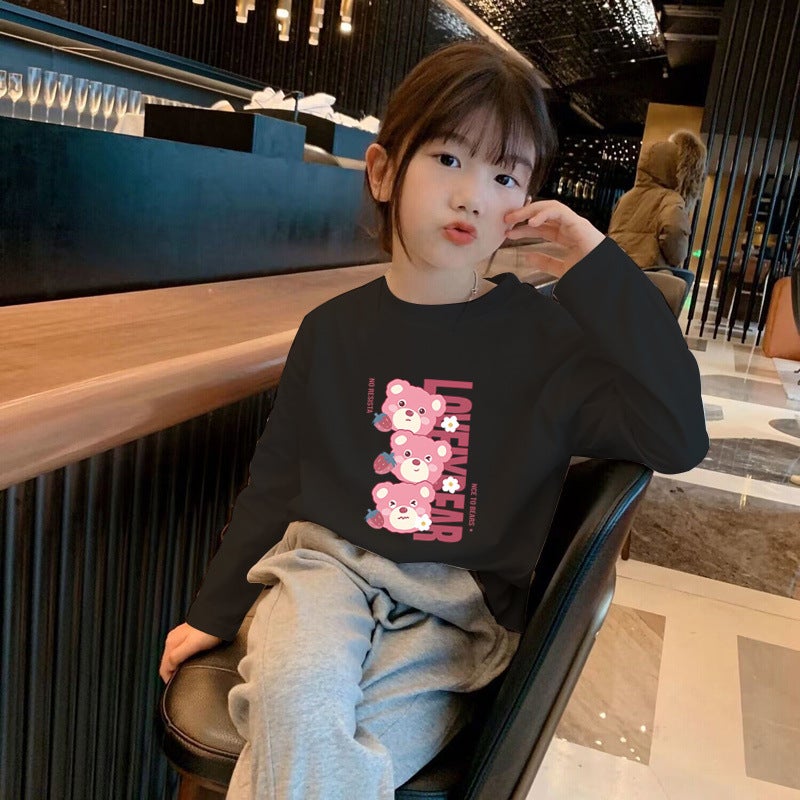 H2011# Children'S T-Shirt Boys And Girls Cotton Casual Long Sleeve Children'S Clothing New Casual Cotton T-Shirt Children - Image 4