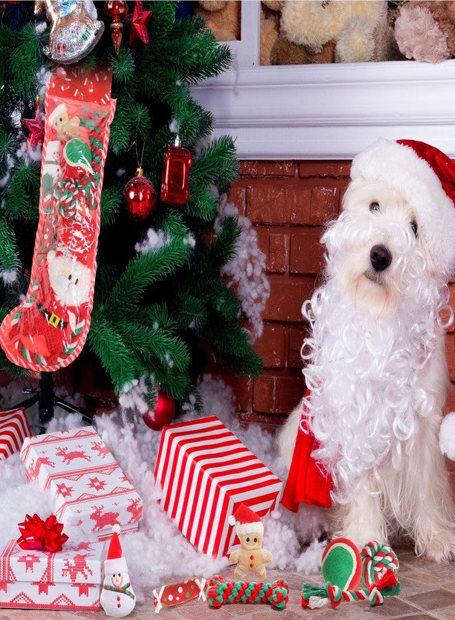 Suilung 10 Pieces Christmas Dog Toys Gifts Dog Christmas Stocking Stuffers with Assorted Toys for Puppy Prefilled Chew Rope Toys for Teething for Small and Medium Dogs - Image 5