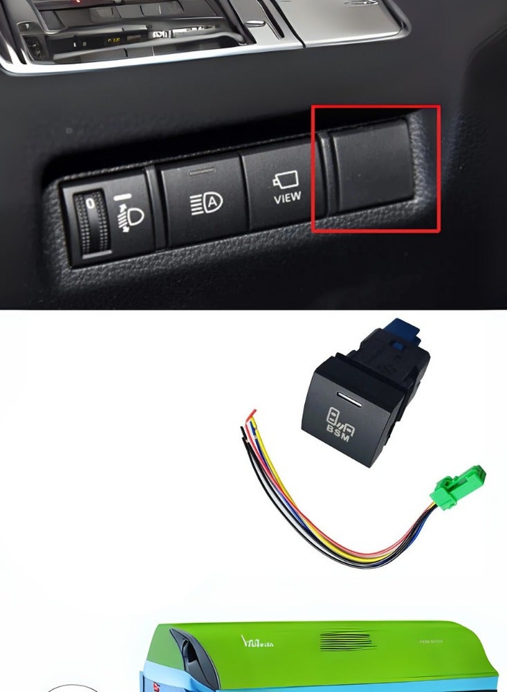 Generic Blind Spot Sensor Spacers Camry-Corolla-Hilllander-Rav4-Lexus 2019-2024 - Image 2