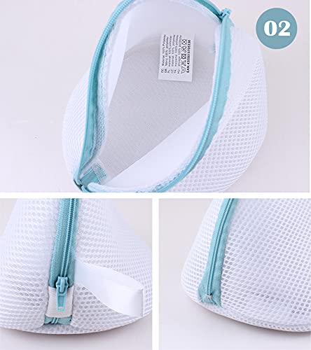 PALZ PALZ Zipped Mesh Washing Bag for Underwear Bra Socks TShirts etc Protective Laundry Machine bagPack of 2  - Image 3