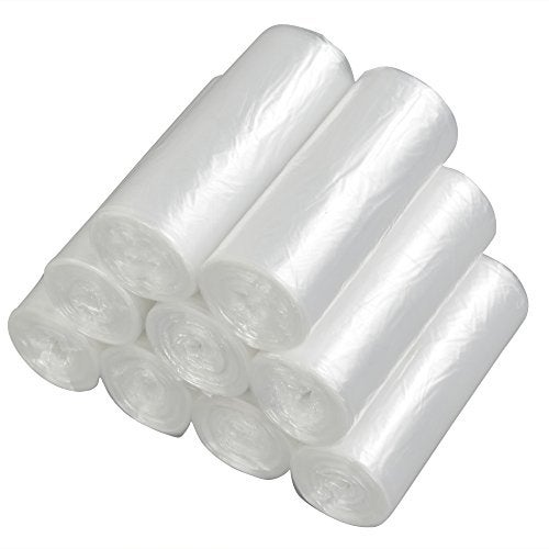 Vababa 13 Gallon Clear Tall Kitchen Trash Bags, Garbage Bags, 225 Counts - Image 1