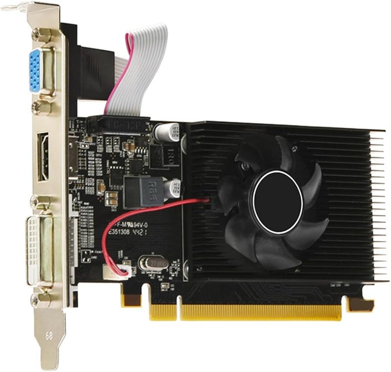 Low Profile DDR3 Desktop Graphics Card with Cooling Fan for Gaming - Image 4