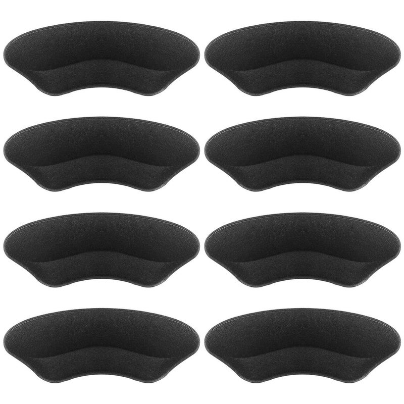 Ballotte CKPS Heel Grips Liner Cushions for Loose Shoes Anti-Slip Heel Pads Inserts for Men & Women, Blister Prevention and Heel Pain Relief (Black 3 PAIR, 9.5 CM) - Image 1