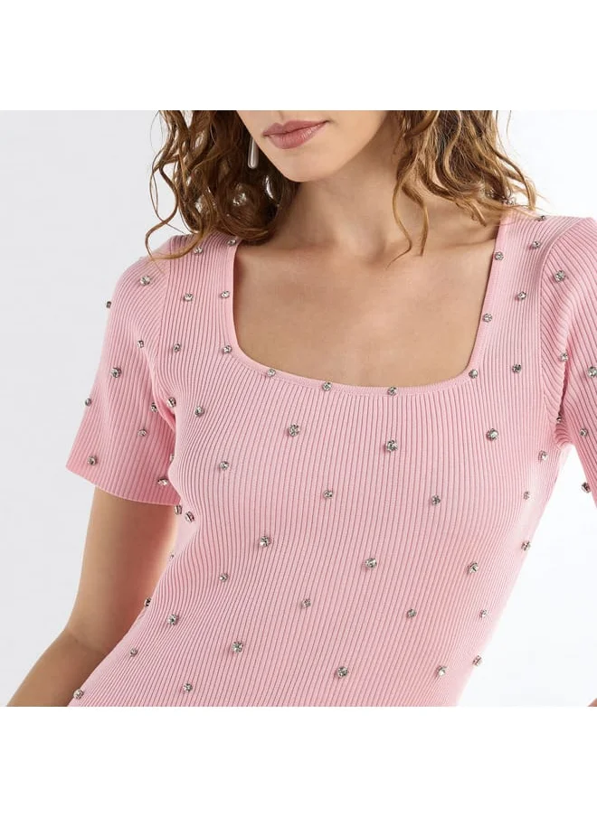 Splash FAV Ribbed Knit Dress
