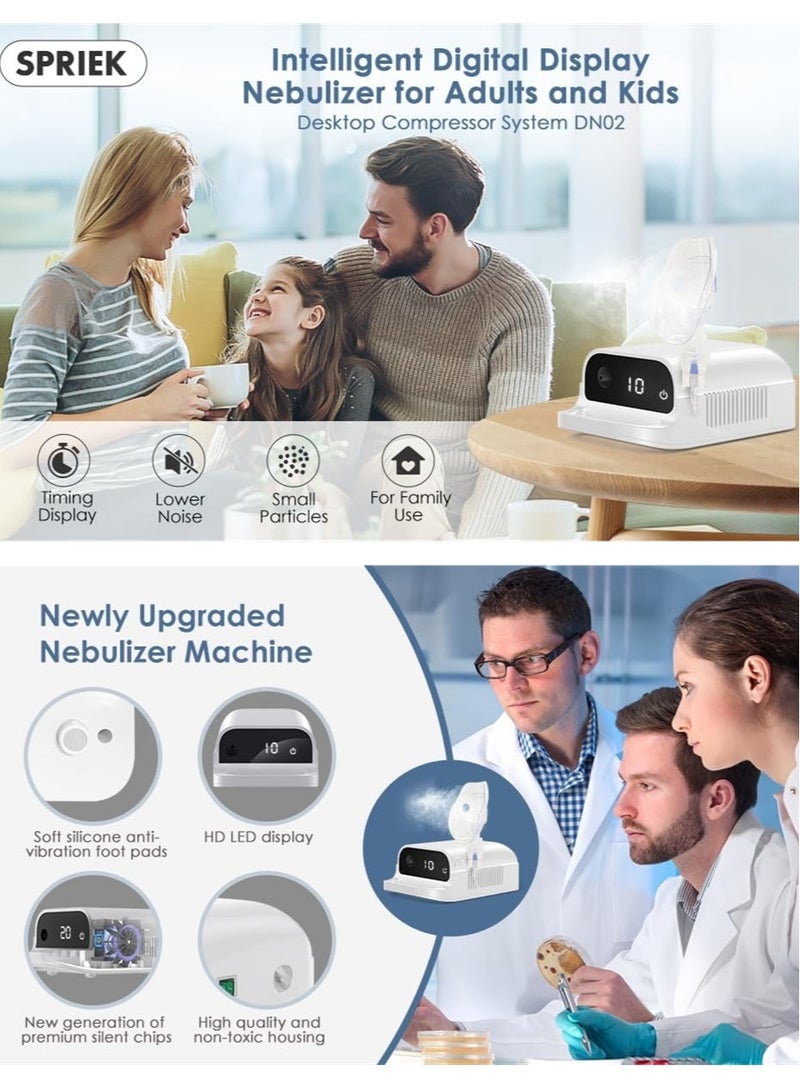 إم كير جهاز استنشاق البخار الرقمي CNB69011 المزود بشاشة رقمية - رعاية صحية متكاملة لعائلتك  - Image 3