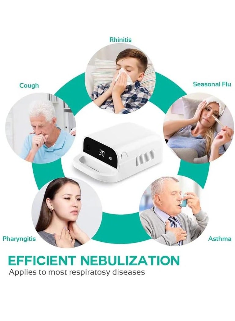 إم كير جهاز استنشاق البخار الرقمي CNB69011 المزود بشاشة رقمية - رعاية صحية متكاملة لعائلتك  - Image 4
