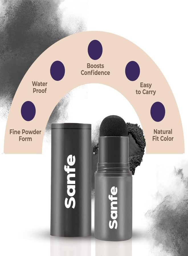 سانفي مجموعة سانفي كويك فيكس لتغطية الشعر والحواجب باللون الأسود | تساعد على تغطية الشيب وفراغات الشعر فورًا، غنية بالأصباغ، تمنح الشعر كثافةً وامتلاءً، تدوم طويلًا، بلمسة نهائية مطفية، بودرة ناعمة لتطبيق مثالي - Image 5