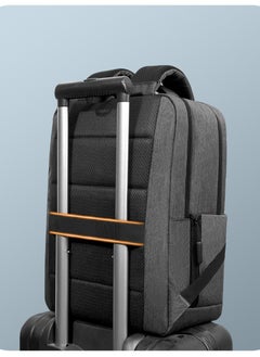 T I G O 15.6'' Laptop Backpack Travel Notebook Computer Backpack Men Women Water Resistant Business Laptop Bag With USB Charging Port College School Casual Daypack Student Bookbag for Teens Boys Girls Black  - Image 4