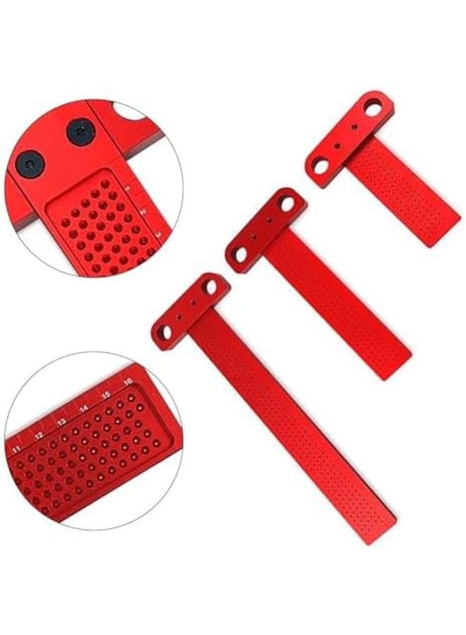 160mm Woodworking Scriber Marking Gauge Precision T Square Ruler with Clear Scale for Carpentry Layout - Image 5