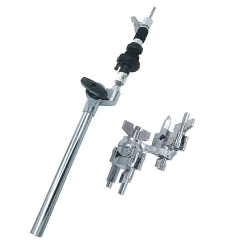 TUOREN Closed Hi Hat Attachment with Rotating MultiClamp Adjustable Cymbal Tilter Attachment Drum Cymbal Stand Boom Arm Compatible with Auxiliary Hihats or Stacks Percussion Hardware Accessories - Image 3