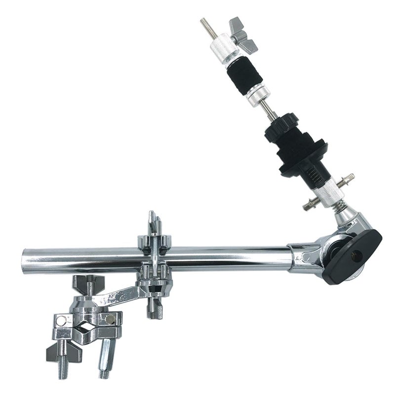 TUOREN Closed Hi Hat Attachment with Rotating MultiClamp Adjustable Cymbal Tilter Attachment Drum Cymbal Stand Boom Arm Compatible with Auxiliary Hihats or Stacks Percussion Hardware Accessories - Image 2