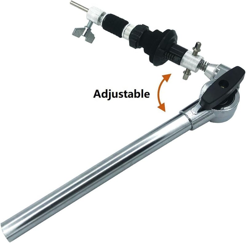 TUOREN Closed Hi Hat Attachment with Rotating Multi-Clamp and Adjustable Cymbal Tilter - Image 4