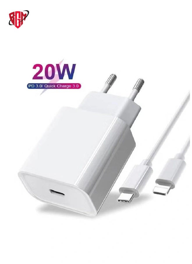 BGM - 20W PD USB C Fast Charger Adapter for Apple iPhone 13 PRO MAX - Image 1