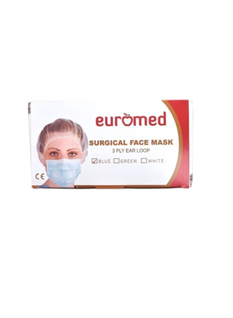 يورو طقم أقنعة للوجه مكون من 50 قطعة من 3 طبقات يمكن التخلص منها - Image 2