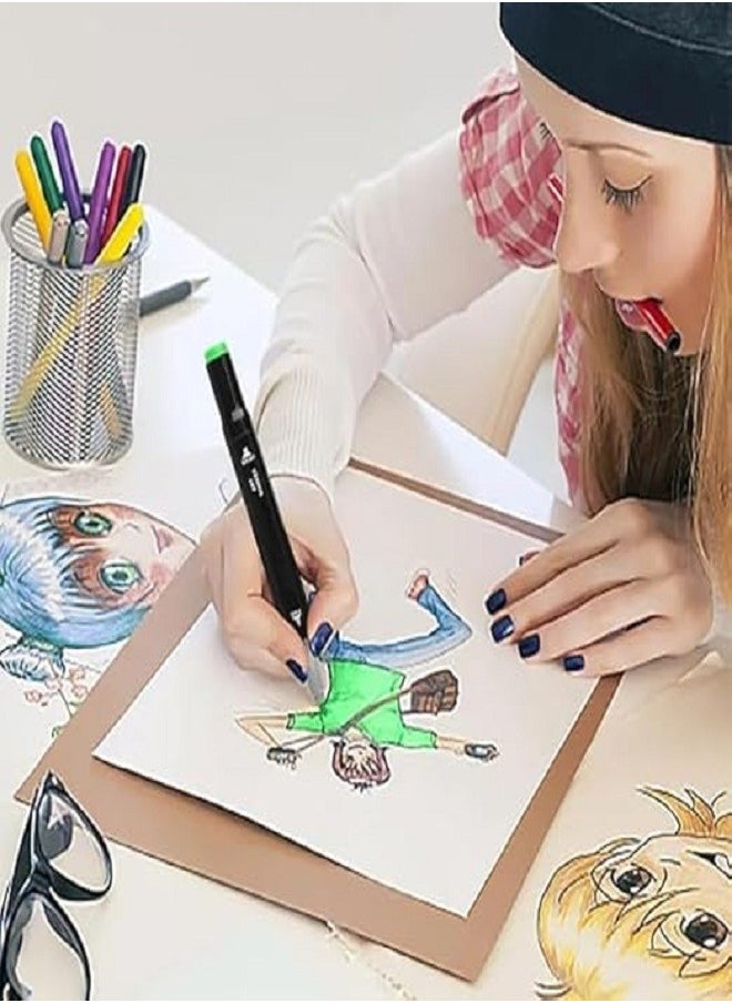 Touch 5 Pcs Twin Marker Set (Assorted Color)  - Image 3