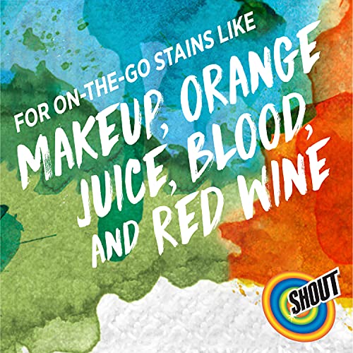 Shout Wipes Stain Remover for Clothes Laundry, Instant Stain Remover and Individually Wrapped, Travel Essentials, Works on Everyday Stains, 4 Wipes (Pack of 1) - Image 5