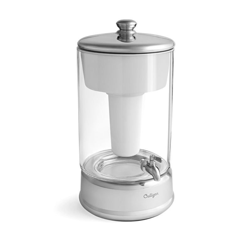 Culligan with ZeroWater Technology 40Cup Glass Water Filter Dispenser Includes 5Stage Advanced Water Filter Certified to Reduce Lead Total PFAS Forever Chemicals Fluoride and Chlorine - Image 2