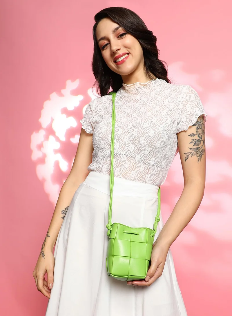 صوص هاوت حقيبة دلو إنترواين نسائية - أخضر كيلي