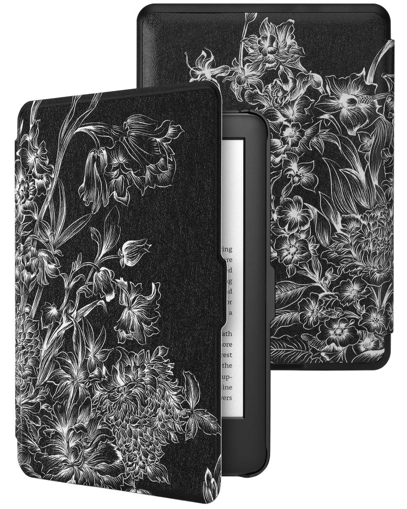 WALNEW Case for 6” Kindle Paperwhite 2012-2017(Model No.EY21 or DP75SDI) - PU Leather Case Smart Protective Cover Only Fits Old Generation Kindle Paperwhite Prior to 2018 - Image 1