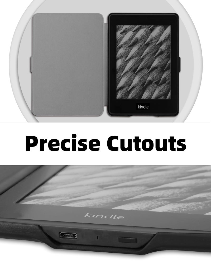 WALNEW Case for 6” Kindle Paperwhite 2012-2017(Model No.EY21 or DP75SDI) - PU Leather Case Smart Protective Cover Only Fits Old Generation Kindle Paperwhite Prior to 2018 - Image 5