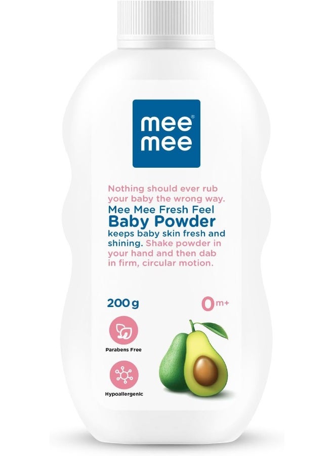 Mee Mee Baby Powder Fresh Feel, 200 gm - Image 1