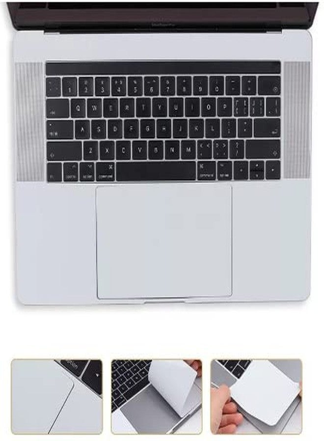 صن بيرد ملصق فينيل لاصق لأجهزة الكمبيوتر المحمولة SUNBIRD مقاس 15.6 بوصة، يناسب أجهزة HP Lenovo Apple Mac Dell Compaq Asus Acer مقاس 13.3 بوصة و14 بوصة و15.6 بوصة و16 بوصة / أسود سادة (12 × 18 بوصة - قطعتان) (أبيض مطفي) - Image 2