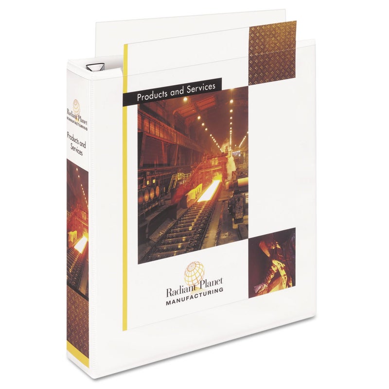 Avery Heavy-Duty View 3 Ring Binder, 1.5" One Touch EZD Rings, 1 White Binder (79195) - Image 4