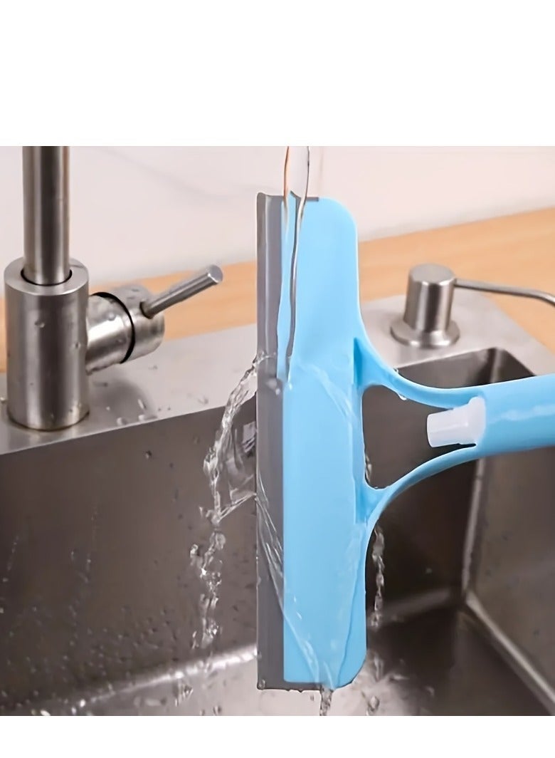 3 In 1 Glass Wiper With Scraper And Sprayer, Window Cleaner, Multifunctional Handheld Shower Window Glass Scraper For Spraying, Washing And Scraping, Squeegee For Window, Tile, Car Windshield, Mirror, Bathroom, Cleaning Supplies, Cleaning Tool - Image 5