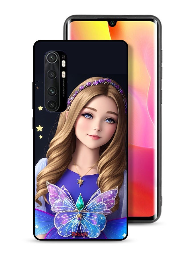 Tolwak Xiaomi Mi Note 10 Lite Protective Case Cover Cute Butterfly Girl - Image 1