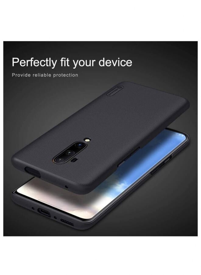 Nillkin Super Frosted Shield Hard Back Case Cover For Oneplus 7T Pro Black - Image 3