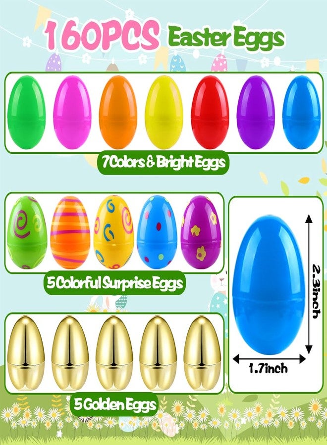 Teeanzo 160Pcs Prefilled Easter Eggs Toys Set Include 80 Plastic Eggs with Variety Easter Stress Toys for Egg Hunt Basket Stuffers Party Favors Classroom Prize Supplies Boys Kids Girls - Image 3
