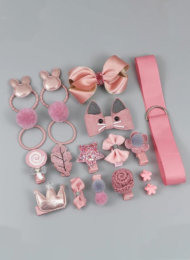 YONIMI PACK OF 18 Fancy Hair Clips For Baby Girls Toddlers Assorted Stylish Fashion Hair Accessories Gift Set Box (Multicolor) - Image 3