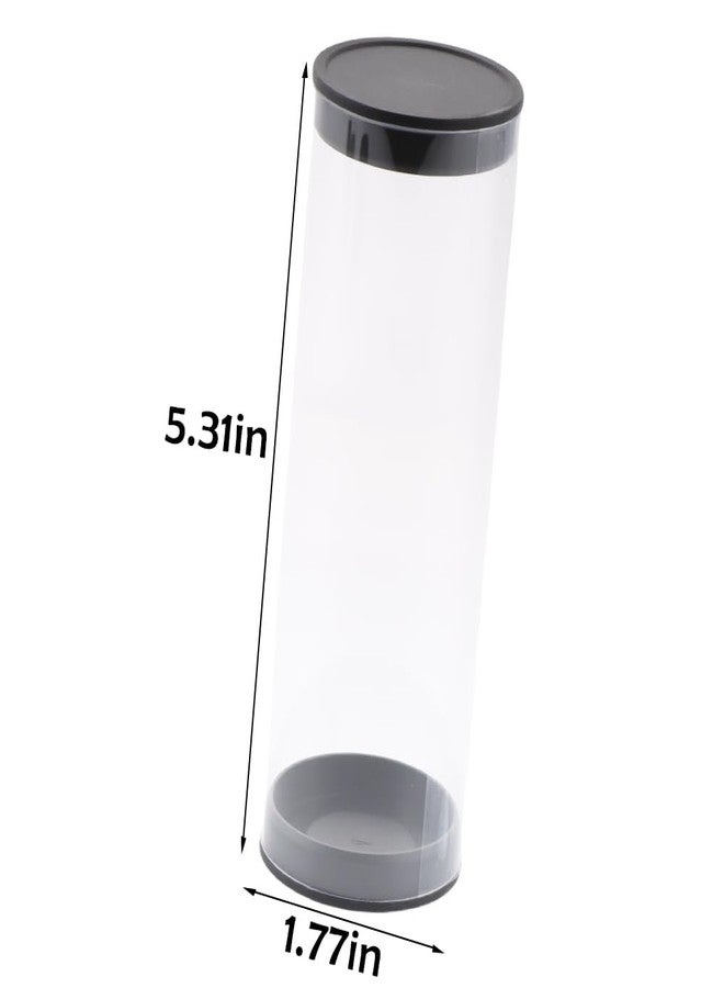 TWZKXC 5 Pack Clear Tube Golf Ball Storage Case, Golf Barrel Clear Tubes, Portable with Caps Golf Ball Cases for Home Store Display Use, Thickened Material, 1.8 Inch - Image 4