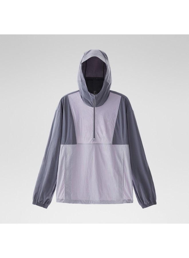 Bananain Liangpi 502 Uv Unisex Half-zip Color-block Sun Protection Jacket - Cooling, Breathable, Functional Windbreaker - Image 3