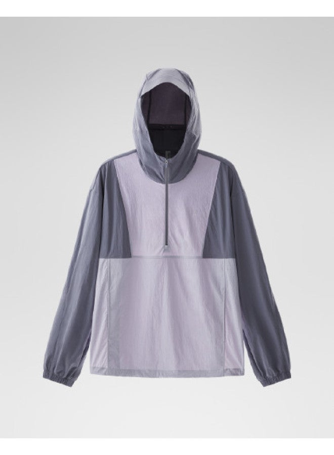 Bananain Liangpi 502 Uv Unisex Half-zip Color-block Sun Protection Jacket - Cooling, Breathable, Functional Windbreaker - Image 1