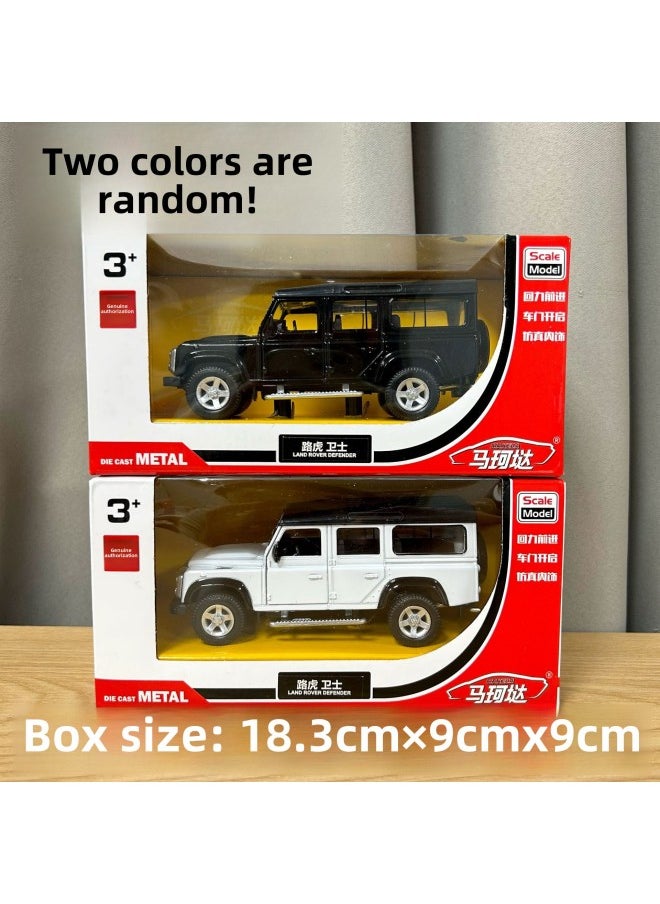 Generic - 1:36 Genuine Mercedes-Benz BMW Simulation Alloy Car Model Can Open The Door Back Force Alloy Sports Car Model Children's Toys-Color:554006Land Rover Guard - Image 1