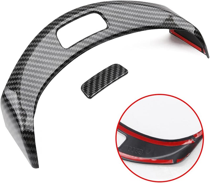 AOKIO Car Interior Center Console Armrest Storage Box Release Button Switch Protective Cover Trim for Mercedes Benz C Class W205 GLC Class X253 Accessories 2015-2022 (Carbon Fiber Color) - Image 2
