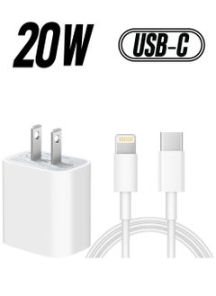 Super Fast Charger [Apple MFi Certified ] High Speed Charger 20W PD USB-C 3FT Cables Compatible with iPhone 13/13Pro/12/12