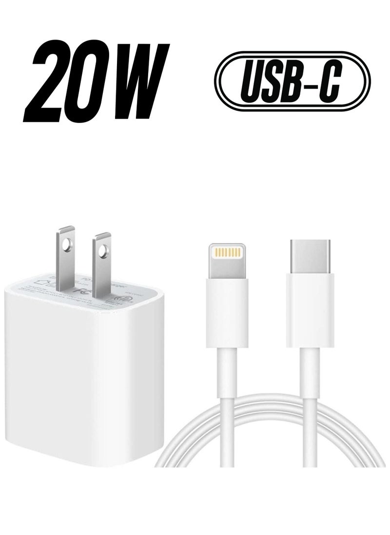 BGM - Super Fast Charger [Apple MFi Certified ] High Speed Charger 20W PD USB-C 3FT Cables Compatible with iPhone 13/13Pro/12/12 - Image 1