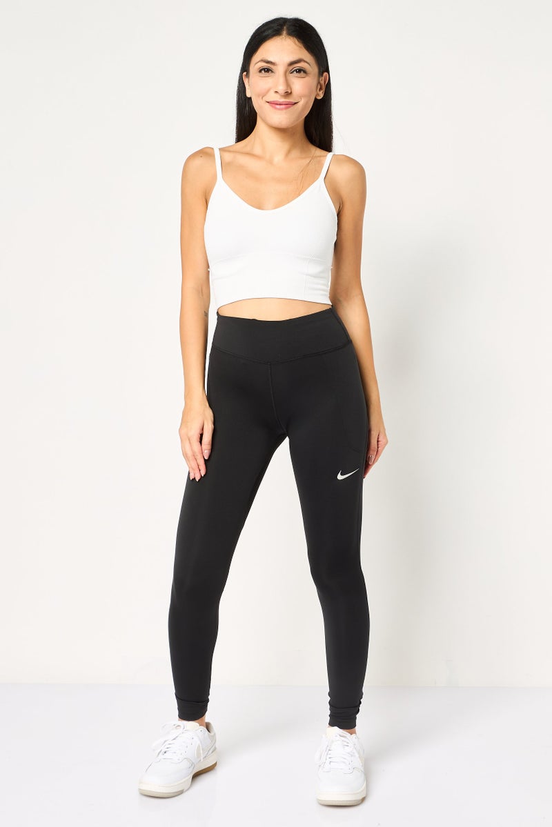 Nike سراويل ضيقة للركض للنساء، سوداء - Image 4