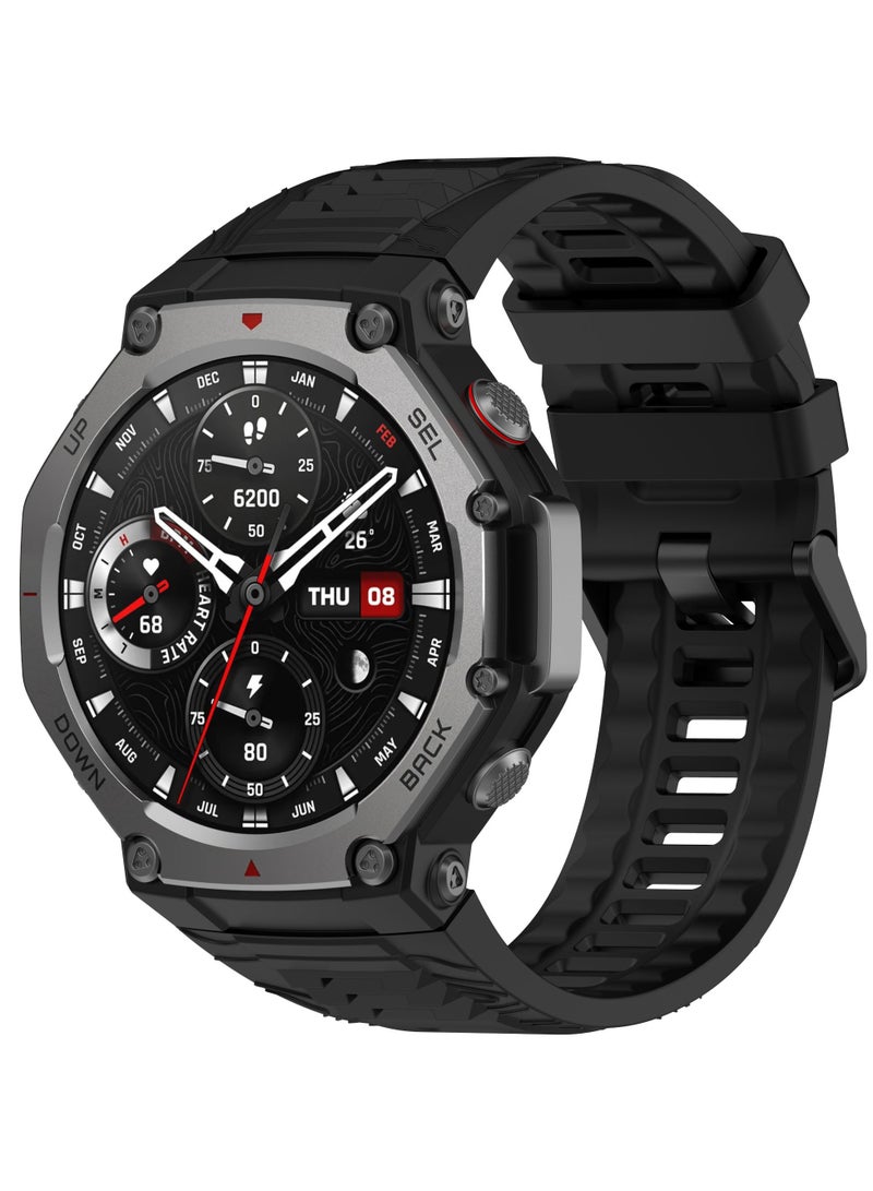 FITME Classic Silicone Replacement Band For Amazfit T-rex 3 - Image 2