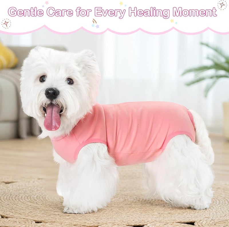 Coppthinktu Dog Surgery Recovery Suit for Dogs After Surgery Female, Dog Onesie Neuter Puppy Spay Shirts, Post-Op Bodysuit Pajamas Anti Licking Abdominal Wounds Cone Alternative - Image 2