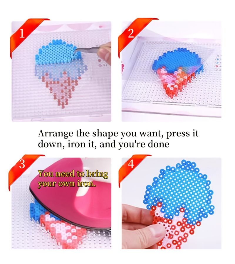 2.6mm 24 Color Set Mixed Beads DIY Educational Craft Bead - Image 2